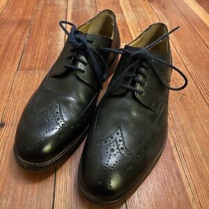 Black men’s oxfords, size 7, never worn